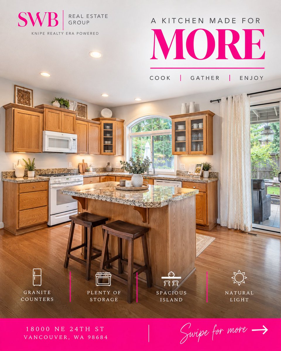 SWBGroup's tweet photo. 🏡 JUST LISTED in Vancouver

Welcome to 18000 NE 24th St, a beautifully cared-for Maplecrest home offering 4 bedrooms, 2.5 bathrooms, 2,613 sq. ft., and plenty of space to gather, relax, and feel at home.

💰 Offered at $724,900

🌐 https://t.co/70tdAnX6mh

#Vancouver #WA https://t.co/bTN4g9grOL