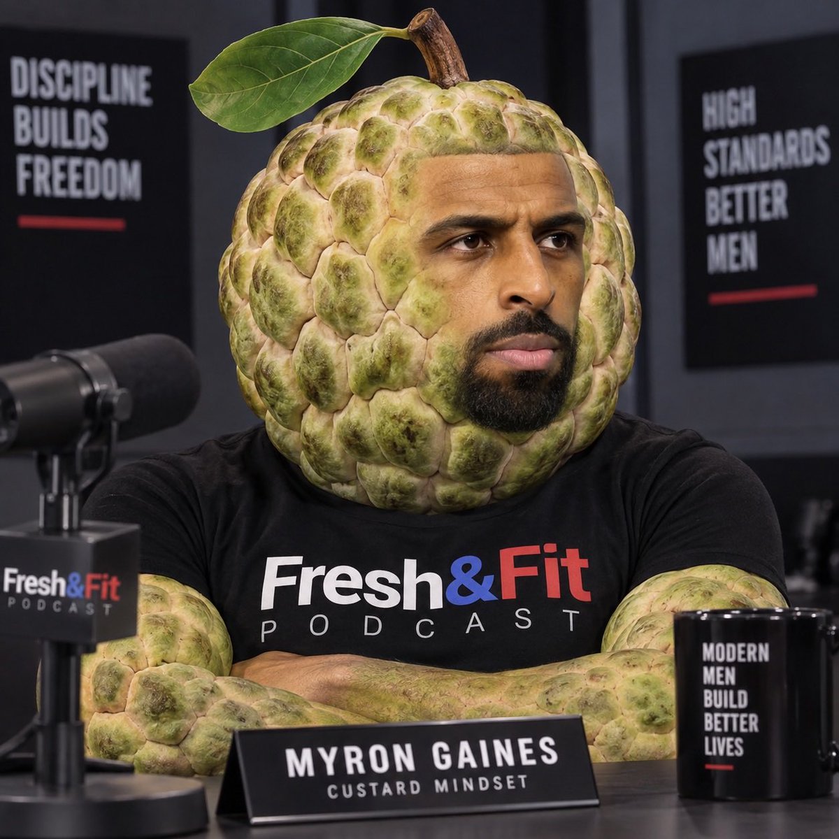 Pesskeptic's tweet photo. All this guy is a Custard apple, black on the outside, white on the inside. Falls apart as soon as you open him up. Hard on the outside, all mush on the inside. He is an embodiment of hate. He is an wolf in sheep clothing, an Islamist wrapped in the star spangled banner. He is a wannabe Nazi/ Jihadi. Hates Jews, hates out spoken women and bigoted. He sweats like a hog while commenting about Indians smelling.