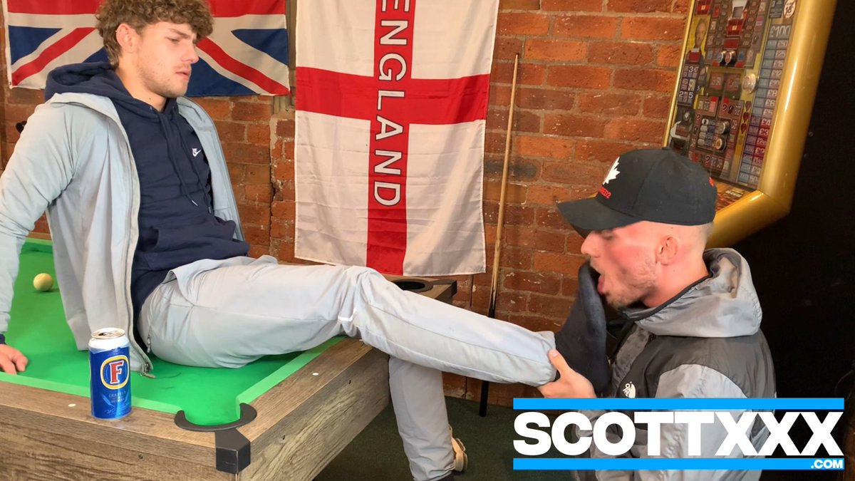 realScottXXX's tweet photo. 🔵SOLE MATES: A SMELLY FORFEIT🔵

🔥 A POOL GAME TURNS INTO A DIRTY LITTLE BET
🔥 LOSER'S FACE BURIED IN HIS MATE'S RANK SOCK
🔥 SWEATY FEET SHOVED IN EACH OTHER'S FACES
🔥 STINK, SUBMISSION AND TOTAL FOOT OBSESSION

Watch now at https://t.co/AKJep4K0UY https://t.co/l8EorQe43T