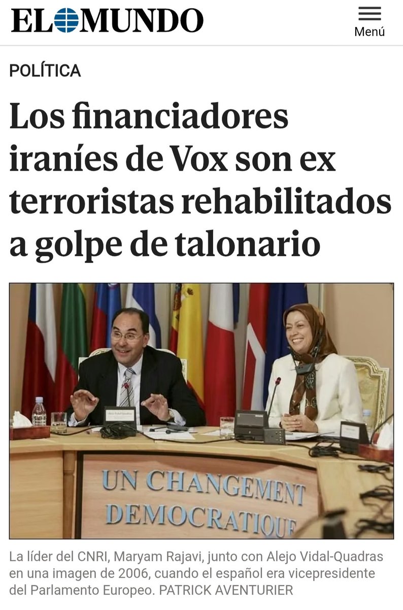 WyomingGran's tweet photo. LA FINANCIACIÓN DEL @ppopular Y @vox_es VIENE DE LA ETA, Y DEL TERRORISMO ISLÁMICO. 
BASURA HUMANA!!!

#elintermedio #MalasLenguas #LaNoche24h https://t.co/zz2xabJCtr