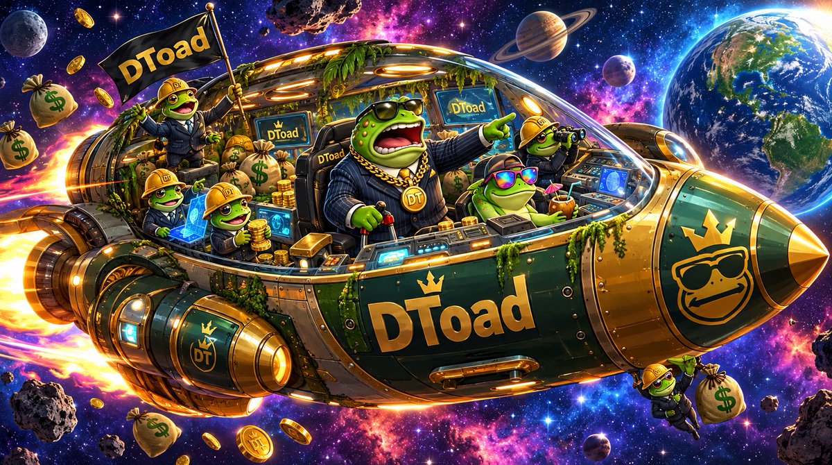 RealDaddyToad's tweet photo. $DToad is heading for the moon soon 👀 https://t.co/Tbp2LpnDkk