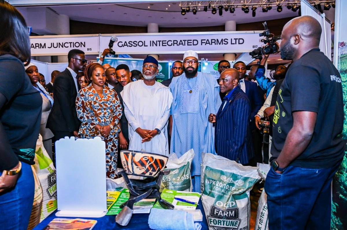 lagosagric1's tweet photo. Honourable Commissioner for Agriculture and Food Systems, Ms. @Abi_Olusanya  representing the Governor of Lagos State, Mr. @jidesanwoolu at First Bank Agric &amp; Export Expo 2026 held at Eko Hotel &amp; Suites, Victoria Island, Lagos.

@drobafemihamzat @auduef @Mr_JAGs @followlasg https://t.co/UBpulXKWHS