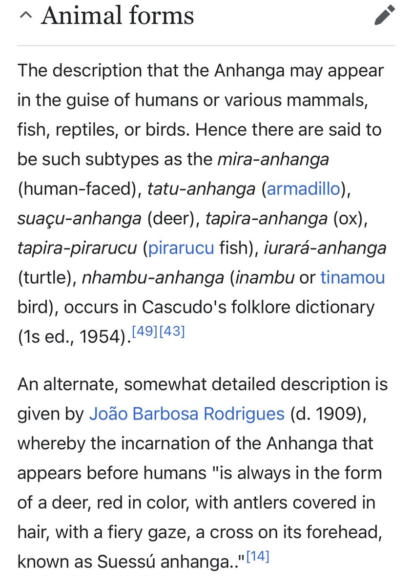 hexserath's tweet photo. My lovely mutual @Melek90NSFW_art did her own research and theorized that what Neko was initially asking was about the Anhangá, which is an indigenous Brazilian spirit that protects wildlife!

I just wanted to post ab it bc I love it so much :}

AMA: https://t.co/aEug9b8JoH https://t.co/uHcRFukOh4