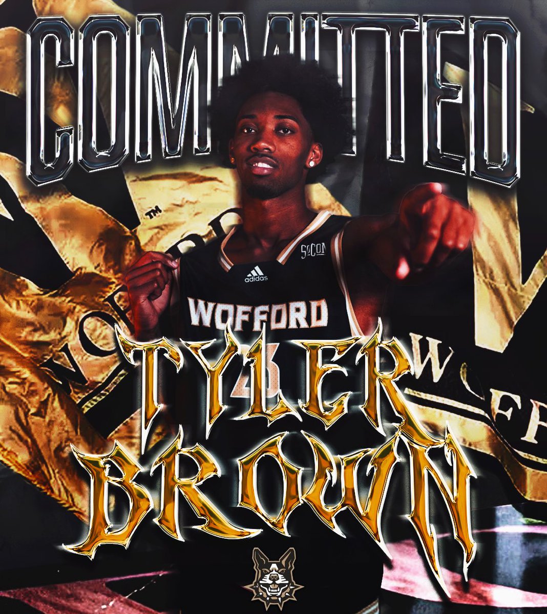 shorthaireddawg's tweet photo. 3⭐️ Forward Tyler Brown (@TylerBrown23_) has committed to @WoffordMBB!

The 6’9” PF out of Concord, NC is ranked the #10 player in NC & #160 player in the country by @PrepHoops. This summer he was dubbed the @UANextBHoops Finals Defensive MVP, as well as a 1st-team All-UAA Defensive team selection.
