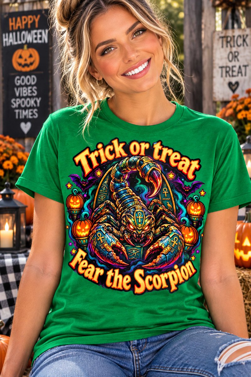 santapapajohn's tweet photo. Trick or Treat Fear the Scorpion – Egyptian Mythical Scorpion Halloween T-Shirt

Trick or Treat Fear the Scorpion | Egyptian Mythical Armored Scorpion Halloween T-Shirt

Unleash the ancient terror this Halloween with our Fear the Scorpion design  a jaw-dropping mashup of Egyptian https://t.co/9l7pBnjM3a
