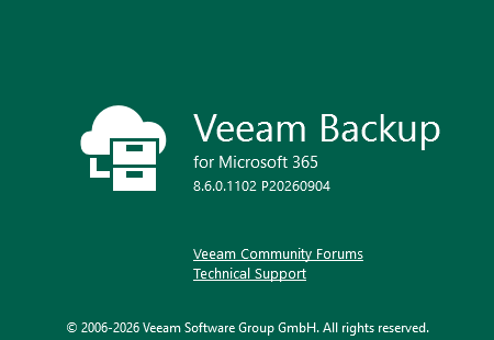 SifuSun's tweet photo. Upgrade Veeam Backup for Microsoft 365 to v8.6.0.1102 https://t.co/OqrSop14sC https://t.co/HvV8PVFsPb