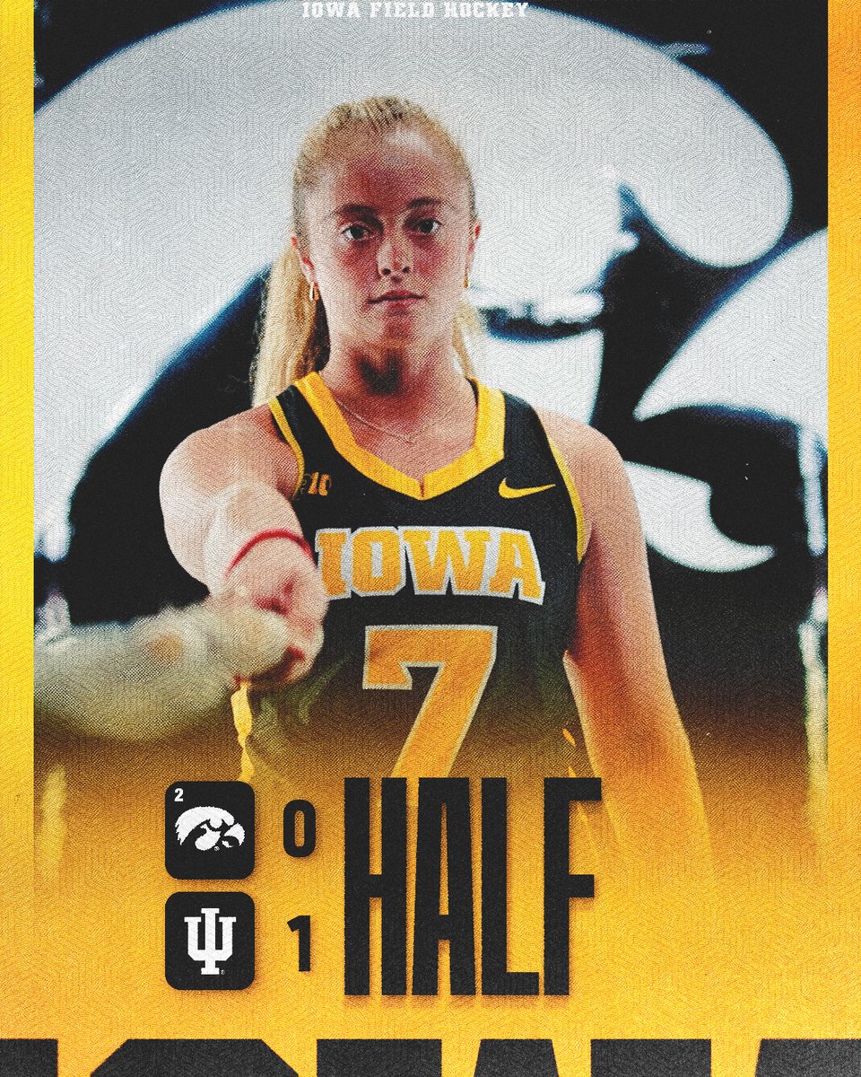 iowafieldhockey's tweet photo. At the half. https://t.co/6YrRsTcl3N