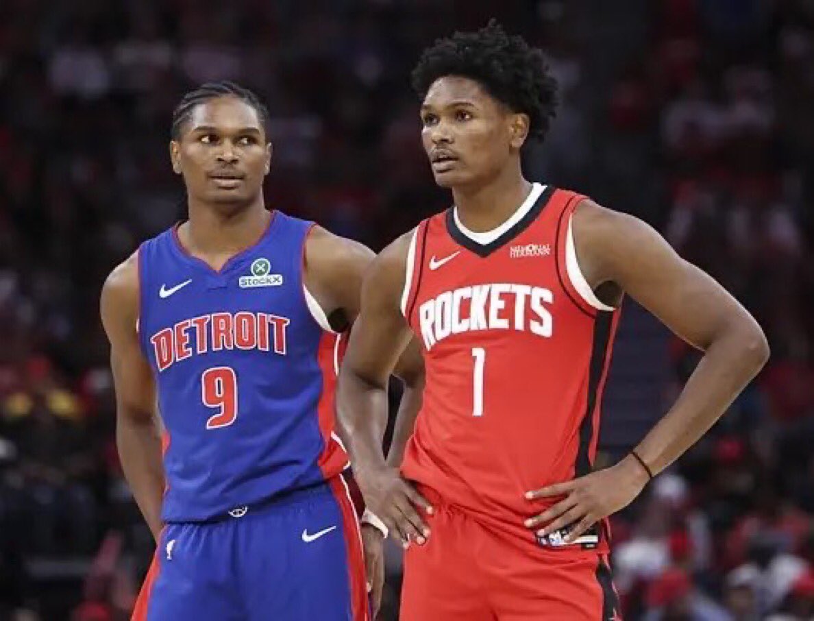mave_hoops's tweet photo. 💰Amen Thompson: 5-year, $208 million deal

💰Ausar Thompson: 5-year, $155 million deal

That’s $363 million total 🤑

The twins became the first pair of brothers in NBA history to each recieve a $100 million deal, per @ShamsCharania. https://t.co/m6iDCnUknF