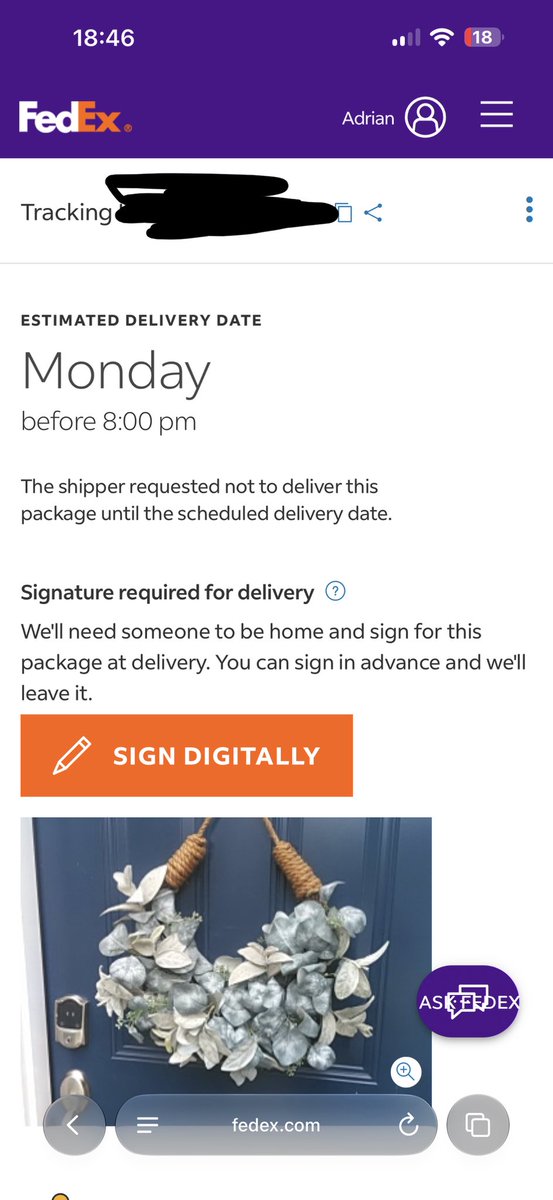 _adriansanchez1's tweet photo. @ATT @ATTHelp the way you now handle shipping is atrocious. How can you as the shipper not be able to contact @FedEx when there is an issue? Why am I not able to change to fedex pickup and have to wait at your request? Seriously horrendous ordering experience https://t.co/vCTyM4LLwo