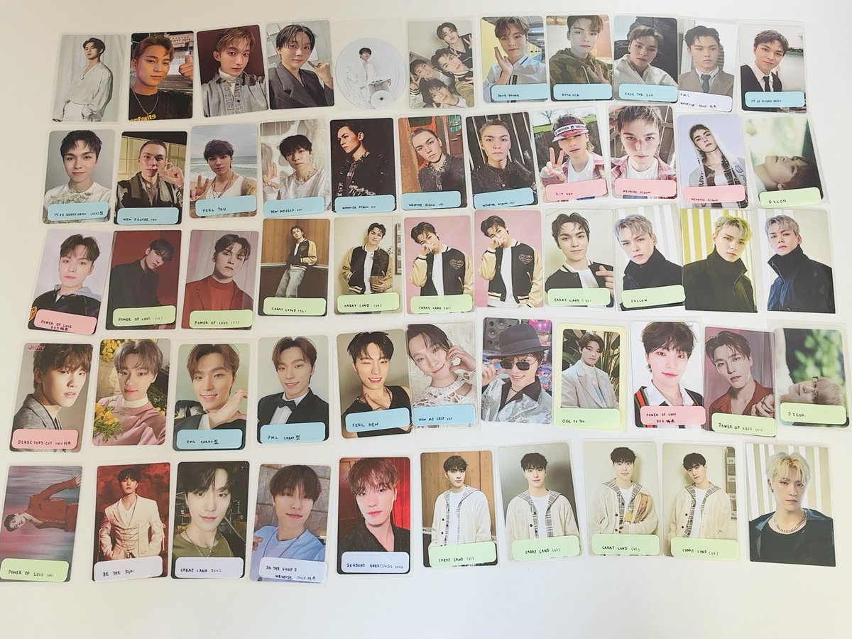 pom_021810's tweet photo. SEVENTEEN セブチ 過去トレカ 買取

譲→エスクプス ジョシュア ジュン ウォヌ ウジ THE8(ミンハオ) ドギョム スングァン バーノン ディノ

求→買取 (メルカリ) +手数料 https://t.co/xeQ2V6t9hl