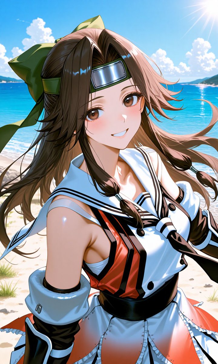 DE_232sendai's tweet photo. 2度目のおはよう(*^o^*)
 #艦これイラスト
 #川内三姉妹と矢矧
 #AIイラスト             #PixAI https://t.co/mA73ckkFuc