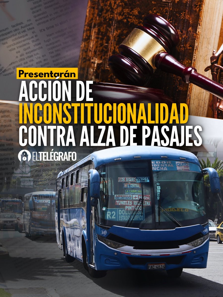 el_telegrafo's tweet photo. #Quito | Andrés Campaña, concejal, anunció la presentación de una acción de inconstitucionalidad contra el alza de pasajes. ¿Por qué? #LéaloEnET: https://t.co/oblCHXUI7H https://t.co/U4UqZCn74E