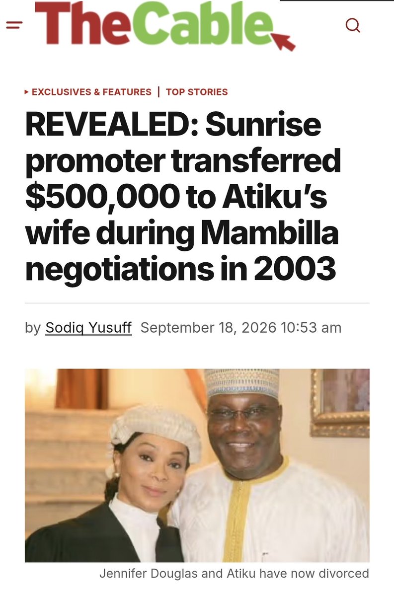 jeffphilips1's tweet photo. Interestingly, your father, Femi Falana SAN was the lawyer who represented these Olés who wanted to fleece Nigeria to the tune of $400m in this case. 

They have asked them to pay Nigeria $11.8m to cover for the legal expenses we incurred.

Human rights activists/good governance advocates in the day, lawyer for economic bandits in the evening.