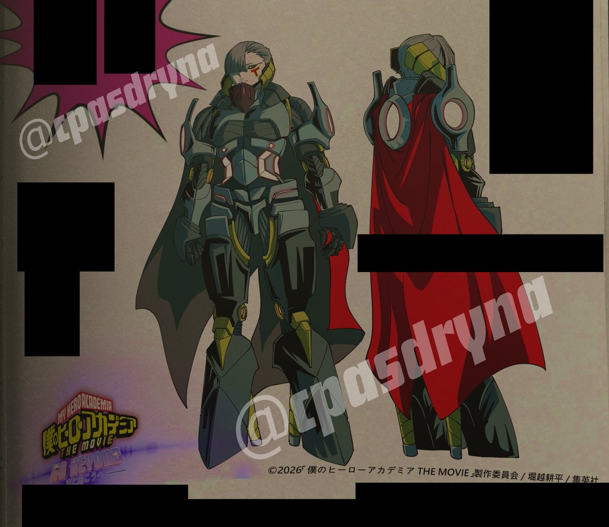 cpasDryNa's tweet photo. SPOILER !!!! / #MyHeroAcademia #heroaca_a #ヒロアカ  

The character designs for DEKU and the villain, who will be called “Malware”!!! I’ll post the first look at the poster in the next tweet!!! Follow!!! https://t.co/Vv8Q9hmKLM