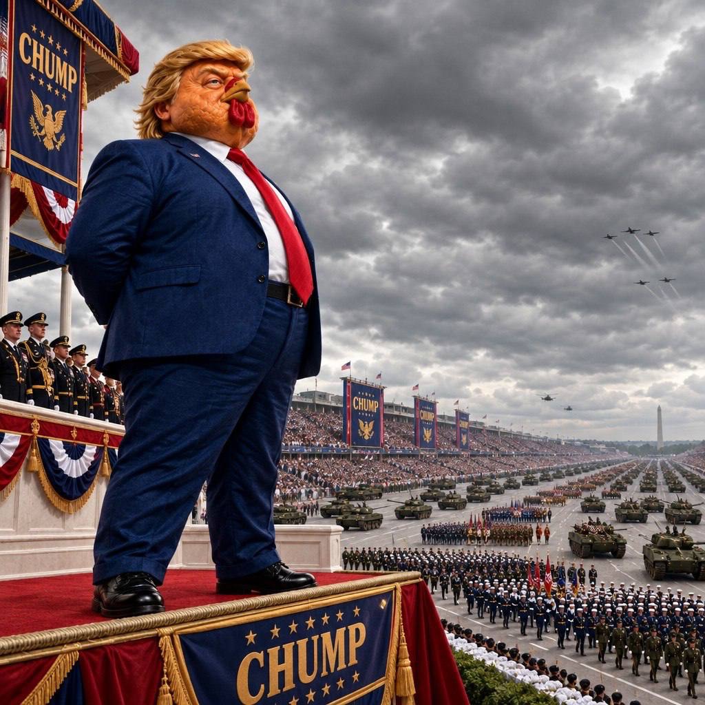 ChumpCoinX's tweet photo. A modest display of $CHUMP enthusiasm🐔🇺🇸 https://t.co/Gk4DgGV1VR