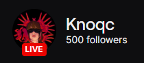 Knoqcs's tweet photo. WE HIT 500 FOLLOWERS TODAY!!!
THANK YOU ALL 💚 
These last few months have been absolutely INSANE, and I'm looking forward to many more with y'all :) https://t.co/vzL47wCNPO