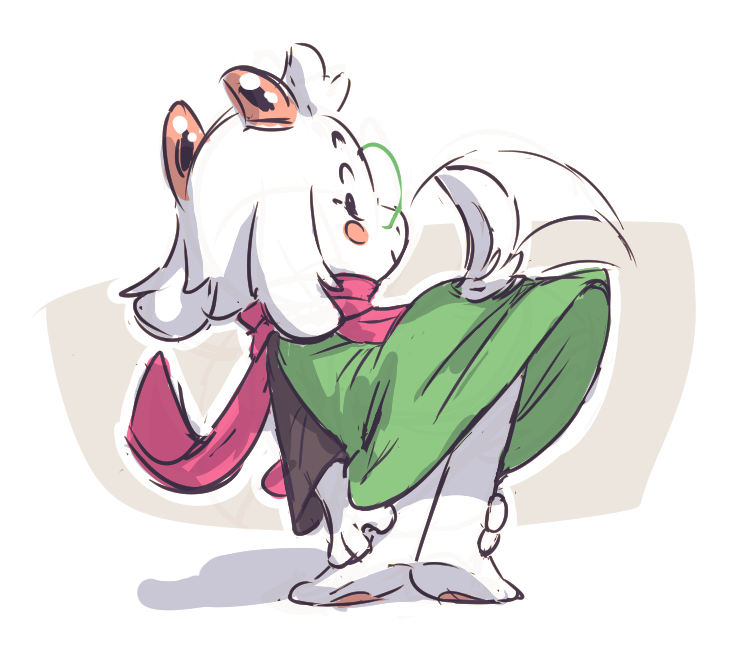 YoshoYamamoto's tweet photo. Ralsei but he has a goat tail.
Part 2 in a bit.

Request word: Tail
#ralsei https://t.co/EmG5NLDG21