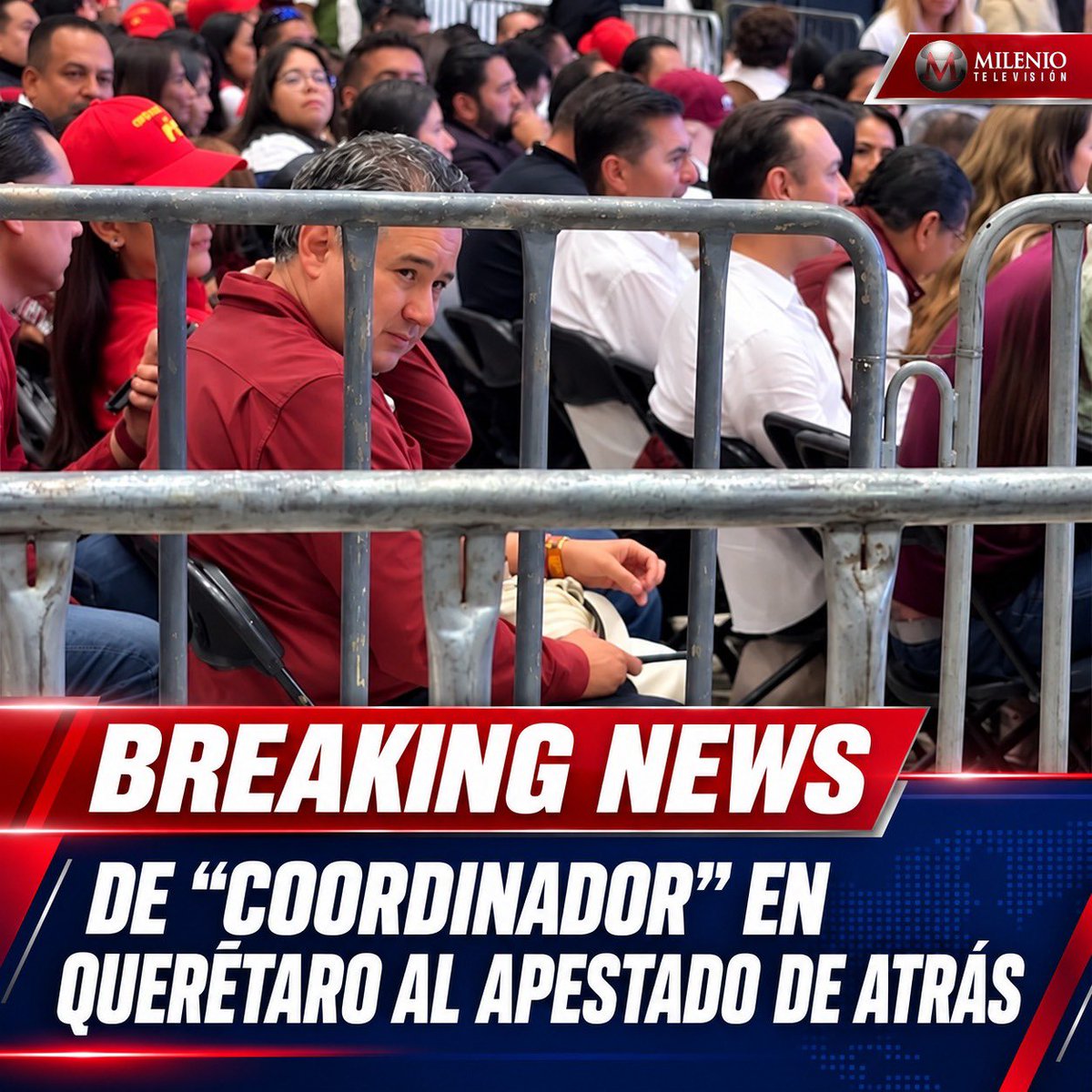 acueductoqro's tweet photo. Poco le duro el gusto a Santi El Sucio, en el informe de Sheinbaum lo mandaron como niño castigado: a la esquina y hasta atrás. https://t.co/8KPtwnB45G