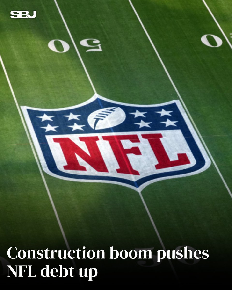 SBJ's tweet photo. The NFL recently issued $743M in new debt to support stadium construction projects and other operating expenses.

Fitch Ratings assigned A and A+ ratings, citing the league’s strong strategic position and long-term contracts.

MORE: https://t.co/kSWRbBw2cV https://t.co/tDrnN7dorY