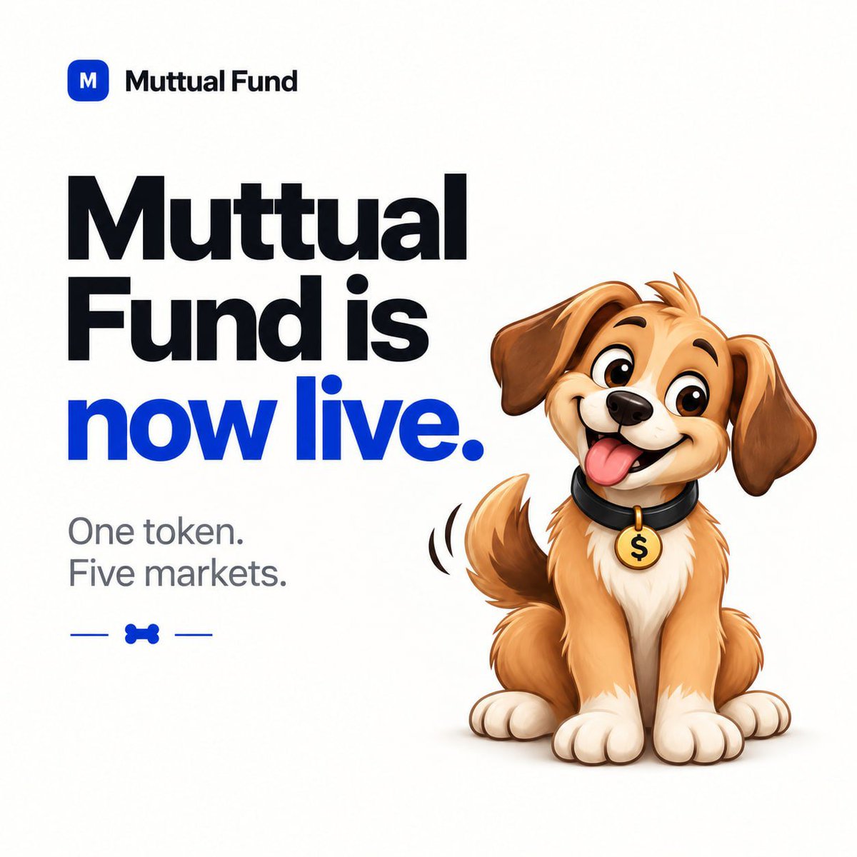 muttualfund's tweet photo. One token 
Five markets 

0x4bec2b9f37ce85ac5169a59d8928fe1206527b00 https://t.co/0hqVRGxQ29
