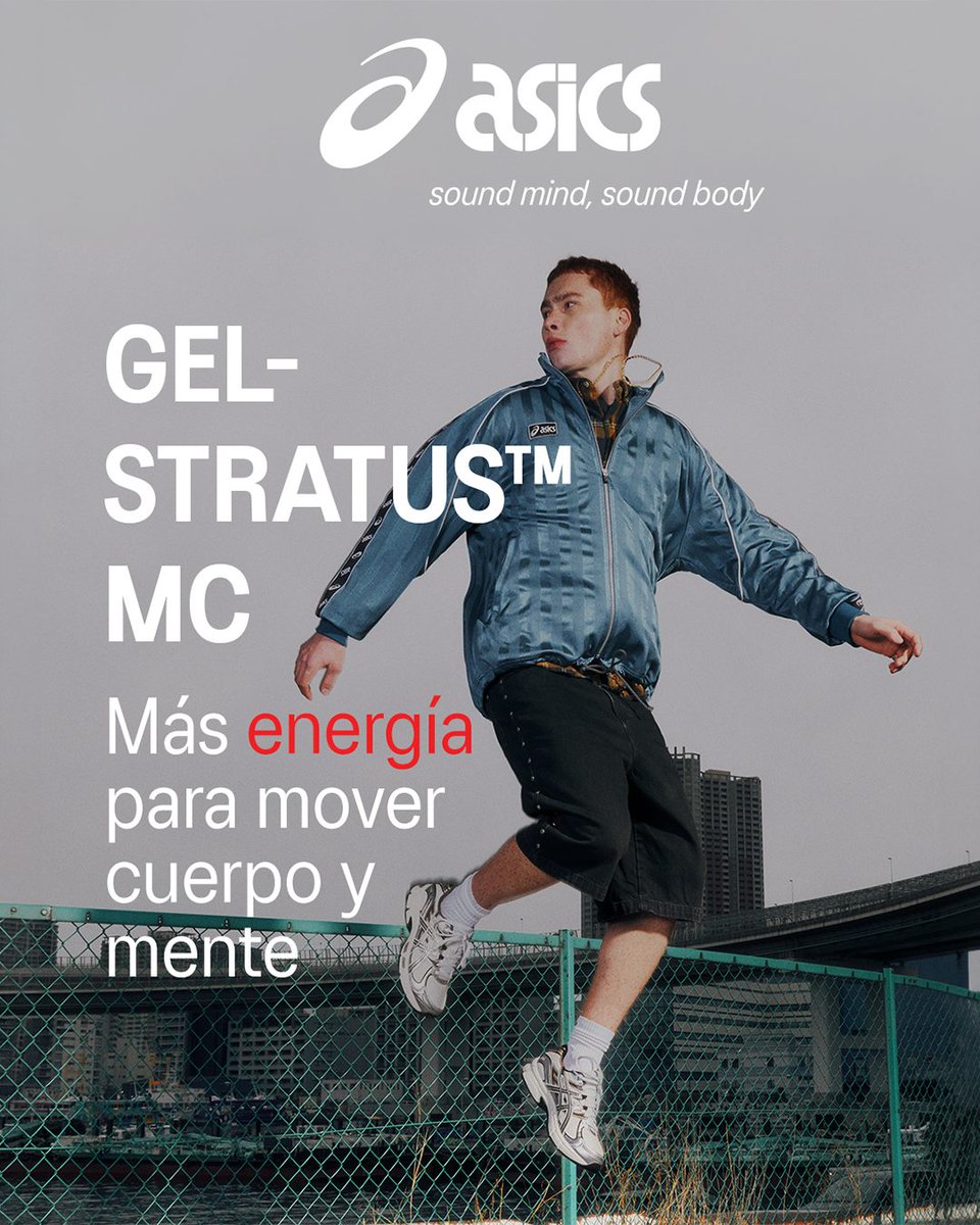 ASICSmexico's tweet photo. Menos reglas. Más formas de llevar tu estilo.

El modelo GEL-STRATUS™ MC llega para acompañar tus looks,buscando su propia forma de destacar.

Hazlos parte de tu próximo look. 

Disponible en tiendas ASICS o en https://t.co/IWi3tFpneE 

#ASICS #MYBMYM  #GELSTRATUSMC https://t.co/epysuoaBu5