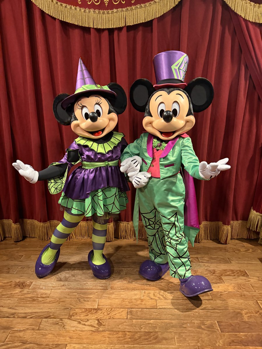 mickeynet028's tweet photo. ハロウィンパーティーのミキミニさんグリーティング✨

#MNWDW #WDW #2026Sep #WaltDisneyWorld #ディズニーワールド #ウォルトディズニーワールド 
#マジックキングダム #MagicKingdom 
#MNSSHP #ノットソー #ディズニーハロウィン https://t.co/Maf3rOA92L