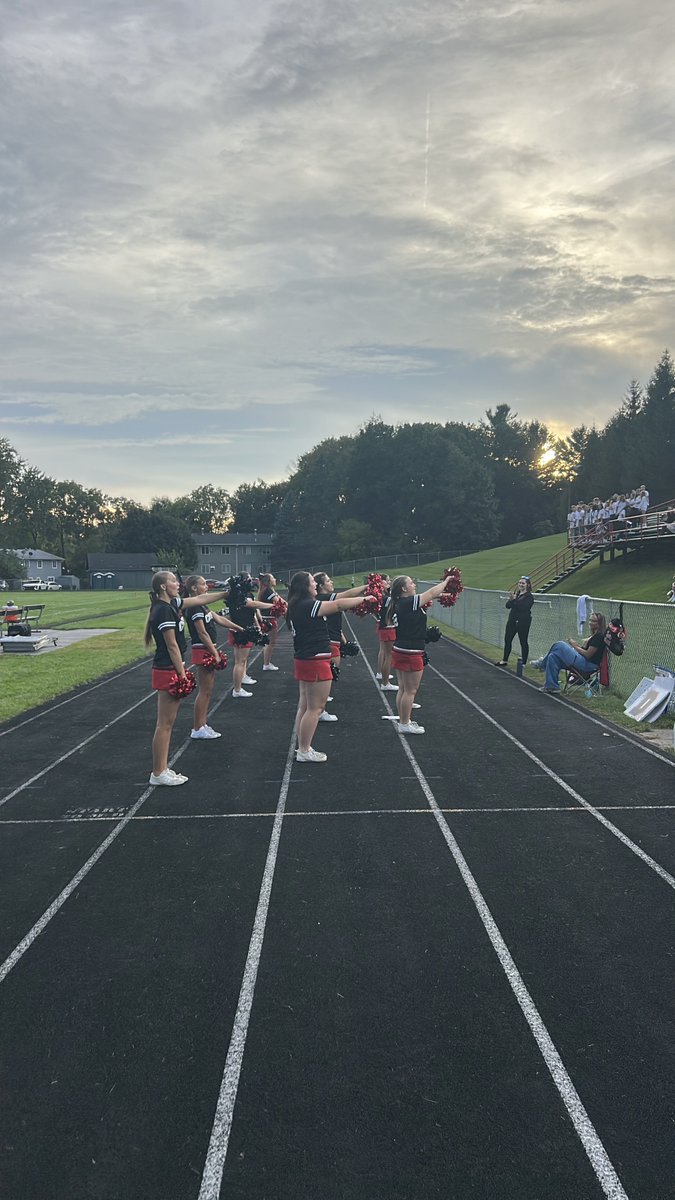 ccs_super's tweet photo. Redwolves are on the board! 🏈🐺
Cheerleaders are bringing the energy and the student section is rocking!
Homecoming Friday at Wagner Field. Let’s keep it rolling, Redwolves! 🔴⚪️
#GoRedwolves #Homecoming2026 https://t.co/DX9Nn8uMxn