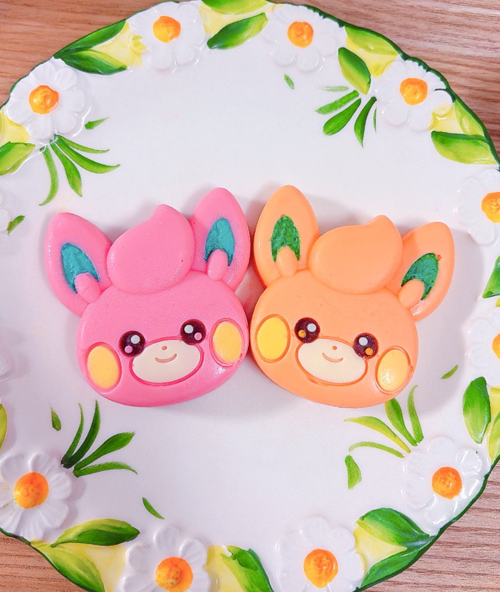 nokomacaron's tweet photo. パモチョコできた🍫🩷🧡 https://t.co/qg5r3d14s7