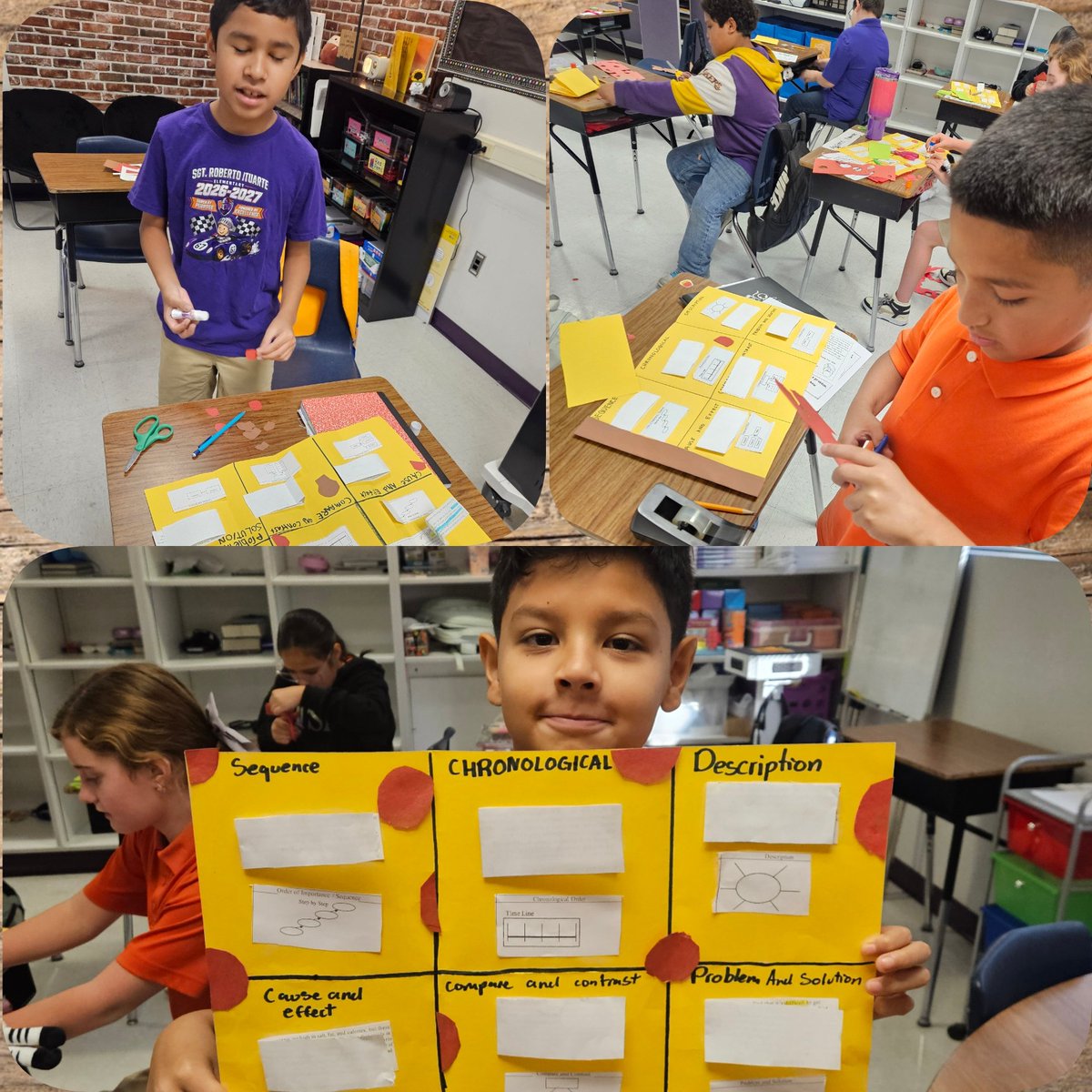 JMagdalen_IES's tweet photo. We wrapped up learning about text structures this week by making our own text structure pizza! 🍕 #Ituarte #5thGrade https://t.co/lVlrbLsM0n