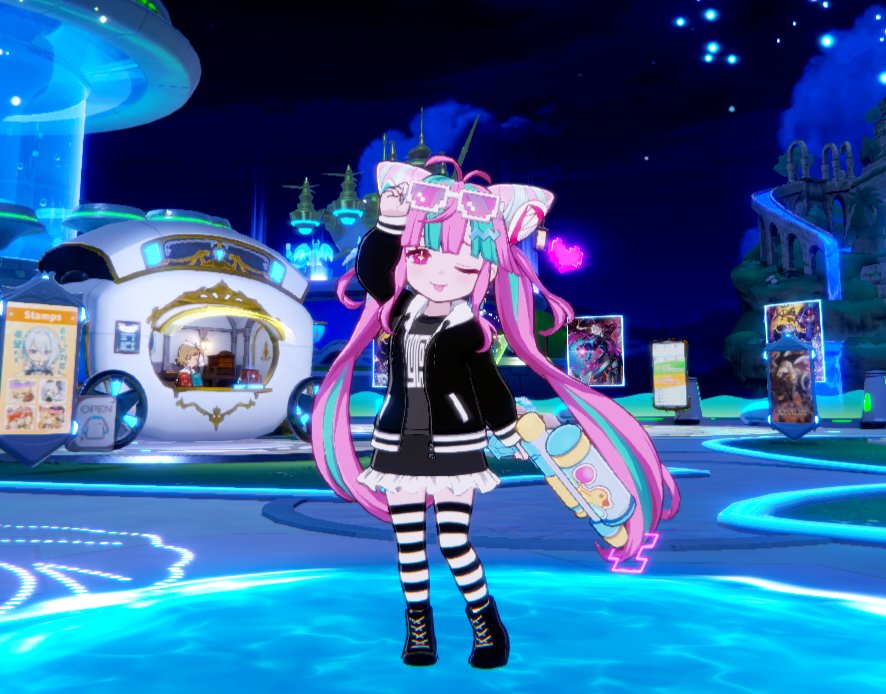 Silver_S_0119's tweet photo. 囚人服があまりにも囚人服だったので、囚人服っぽい印象を残しつつも可愛い感じにしたくてあがいてる https://t.co/OO1NpixLrf