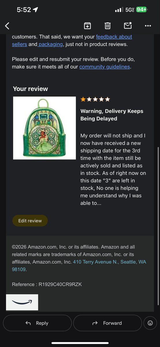 _Peechii_'s tweet photo. @amazon like why can I not warn people about what y’all are putting me through as a customer because your representative literally said y’all supplied and shipped this product https://t.co/a16AL2nZUa