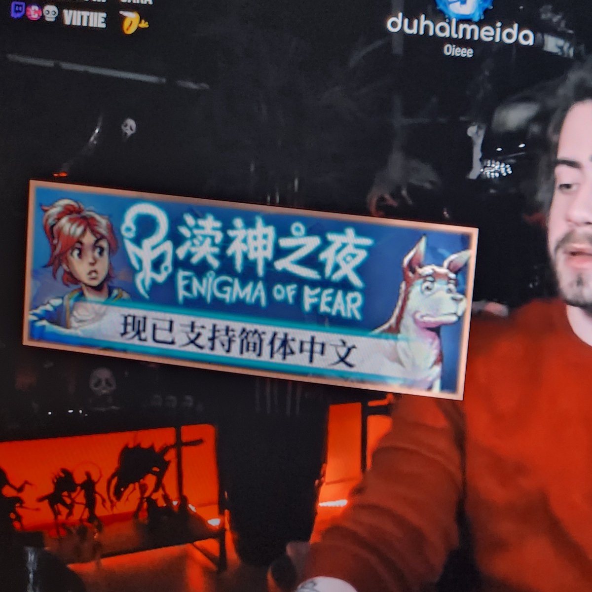 obapotodo's tweet photo. agora o felps pode jogar enigma do medo e entender e lore https://t.co/NRubWFbdpf