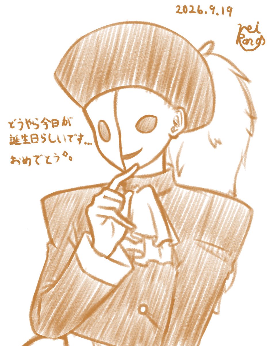 SPring_Lismin's tweet photo. 出勤前初描きのらくがき。
意外と描きやすい……？ https://t.co/hJT49S6Rji