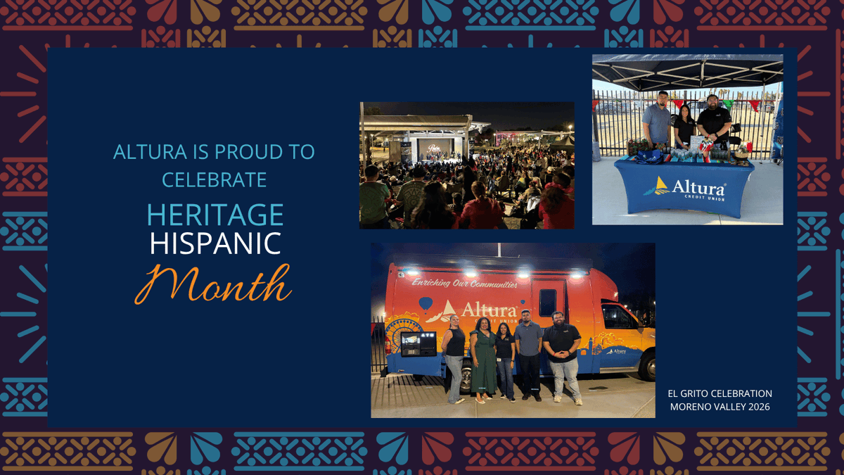 AlturaCU's tweet photo. Happy #HispanicHeritageMonth from Altura Credit Union!

We were proud to sponsor the @CityofMoVal El Grito celebration this year. 🧡

#AlturaCU https://t.co/x9WxJWd6t9