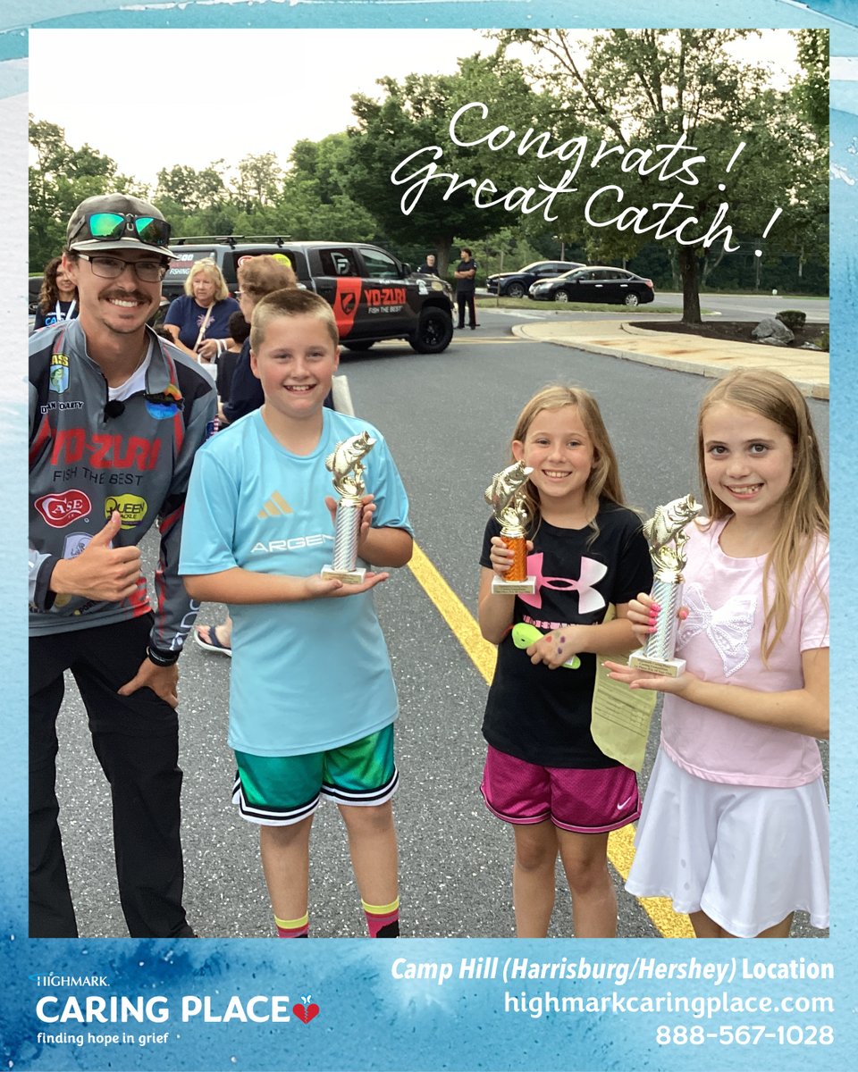 HighmarkCaring's tweet photo. Fishing Fun! We had the best night with the Capital City @bassmaster with Bassmaster Opens Pro Dylan Fogarty at our Camp Hill @HighmarkCaring. Learn more. Connect for Support. Volunteer. 
 https://t.co/hEoCJlF8ZK Call: 888-567-1028 #highmarkcaringplace #Bassmasters https://t.co/Qq0QXxssSt