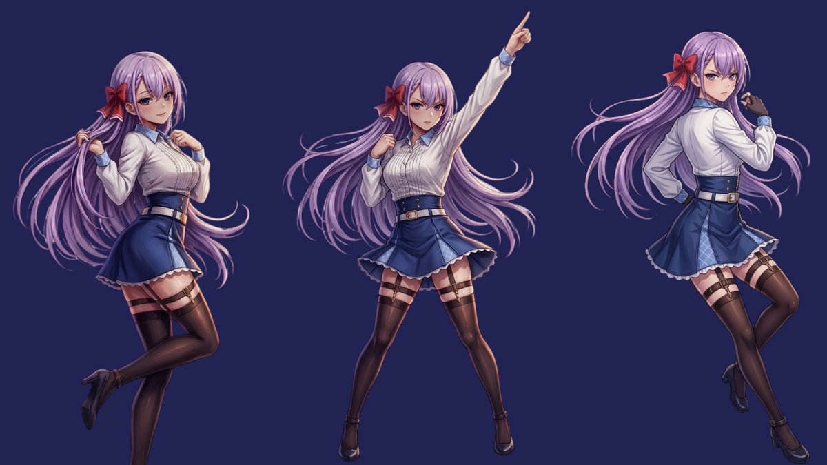 Yugivtuber's tweet photo. Unstoppable energy  Strong pose bolder vibes
|  What do you think of this character redesign? 
#AnimeArt #DigitalArt #CharacterDesign #2Dart #AnimeGirl #Illustration https://t.co/tAFsOh3lwA
