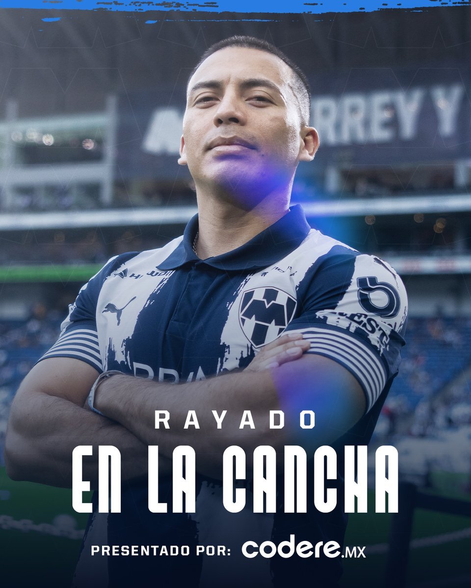 estadibbva's tweet photo. Sé parte de nuestro Equipo Digital y vive la experiencia del #RayadoEnLaCancha @CodereMx en el Rayados Vs Cruz Azul.🤠

Para participar:
* Da RT a este tuit
* Utiliza el HT de la dinámica
* Comenta con tu fotografía portando el jersey 👕 y tu nombre completo https://t.co/ysxcTwoNpj
