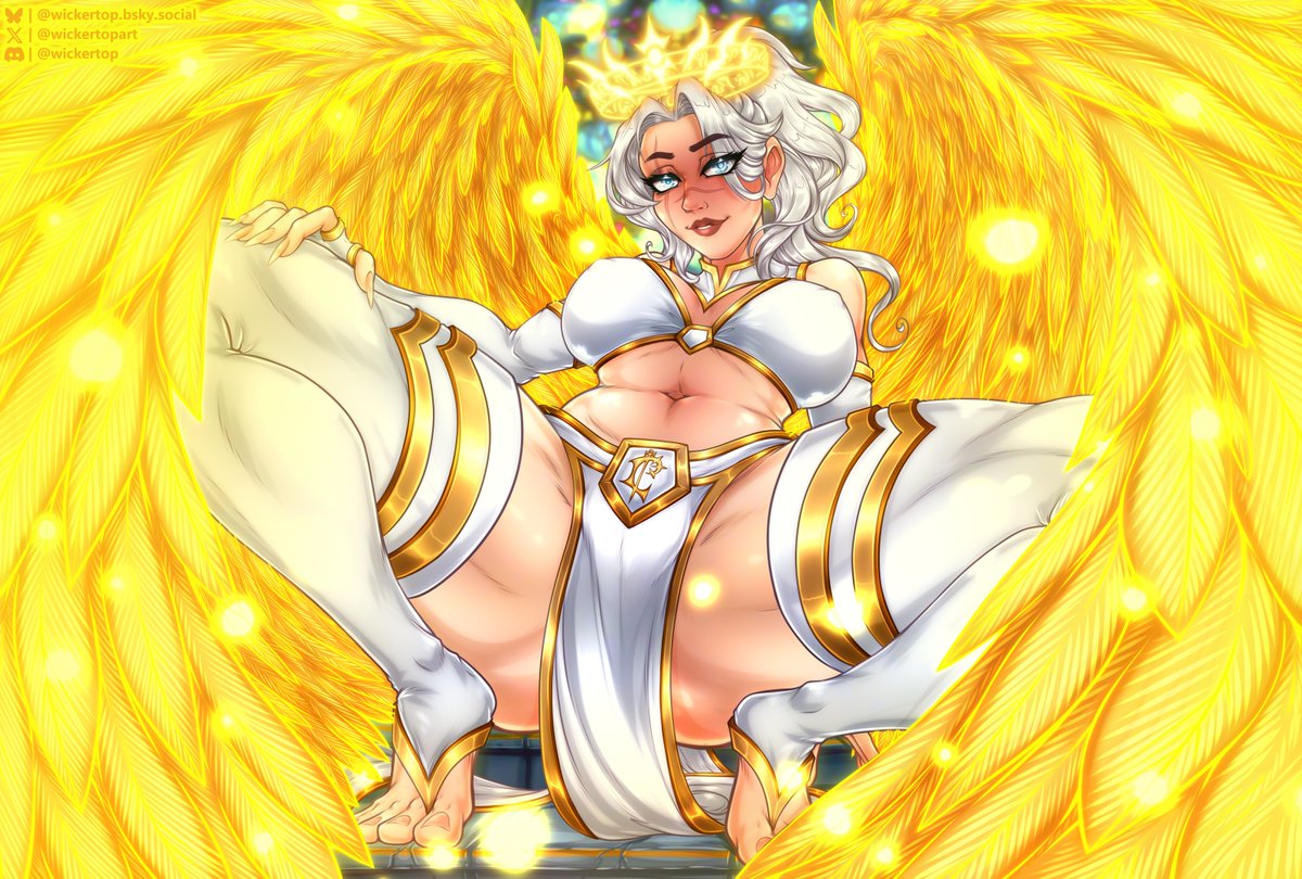 wickertopart's tweet photo. And we have the lovely @R_Spectre's Valencia Whitmore! ♥ #WorldofWarcraft #Paladin #commissionsopen https://t.co/DTJ8kGZbGA