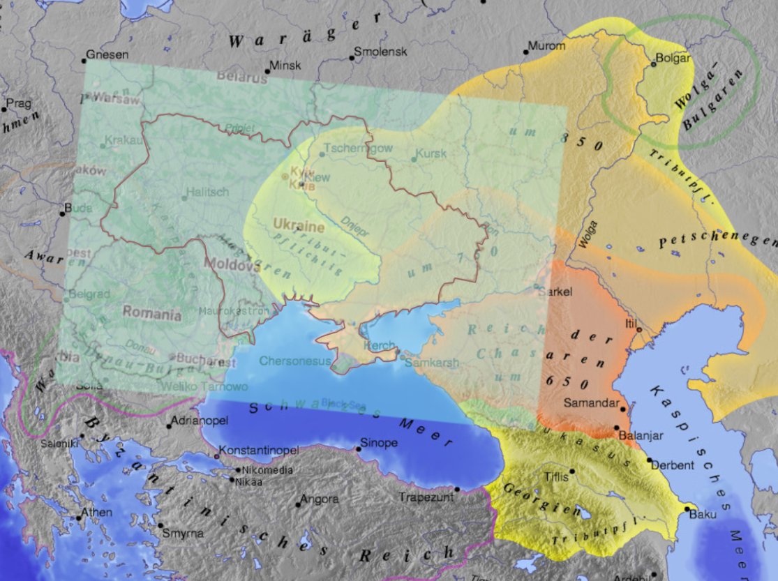 questiontime999's tweet photo. @Fightingfo50615 That is part conspiracy, Khazaria is in 5 countries
Ukraine, Russia, Georgia, Armenia and Azerbaijan, they didnt speak hebrew but turkic lanaguage about 1% were jewish https://t.co/r3ZFq1IRj6