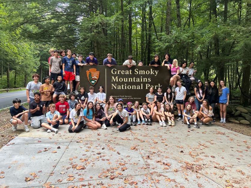 HawthorneAcad's tweet photo. Our 8th graders are on their way back from the Smoky Mountains! We can wait to hear all about their adventures ⛰️ https://t.co/lfc2Lk9cki
