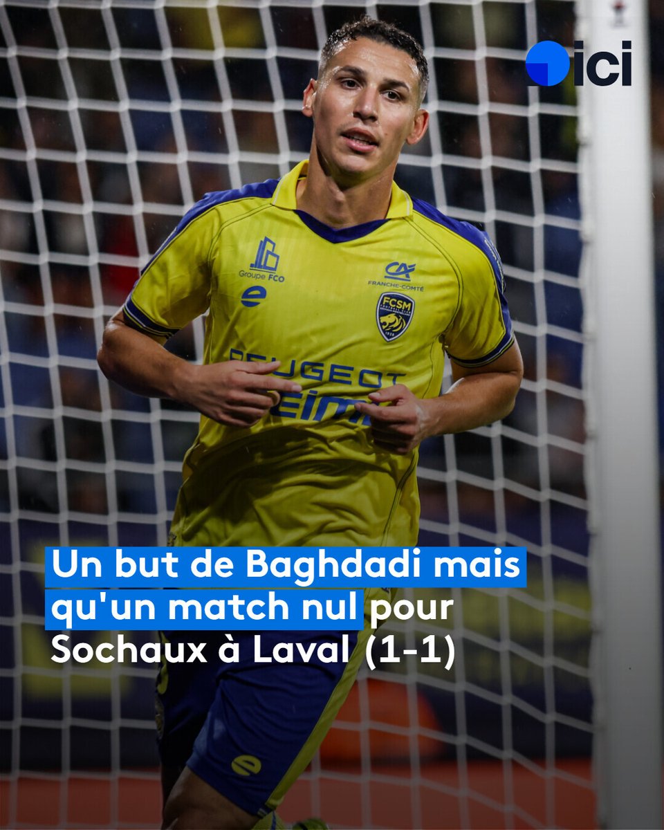 icisport_'s tweet photo. ⚽🟡🔵 Samy Baghdadi enfin buteur pour le @FCSM_officiel à @stadelavallois (1-1)
💬 "content personnellement mais déçu du résultat"
➡️ un nul encore frustrant mais une 7e place plus que satisfaisante
➡️ https://t.co/rUPOSElnto
#SLFCSM
@Ligue2BKT https://t.co/eJhhc5oloF
