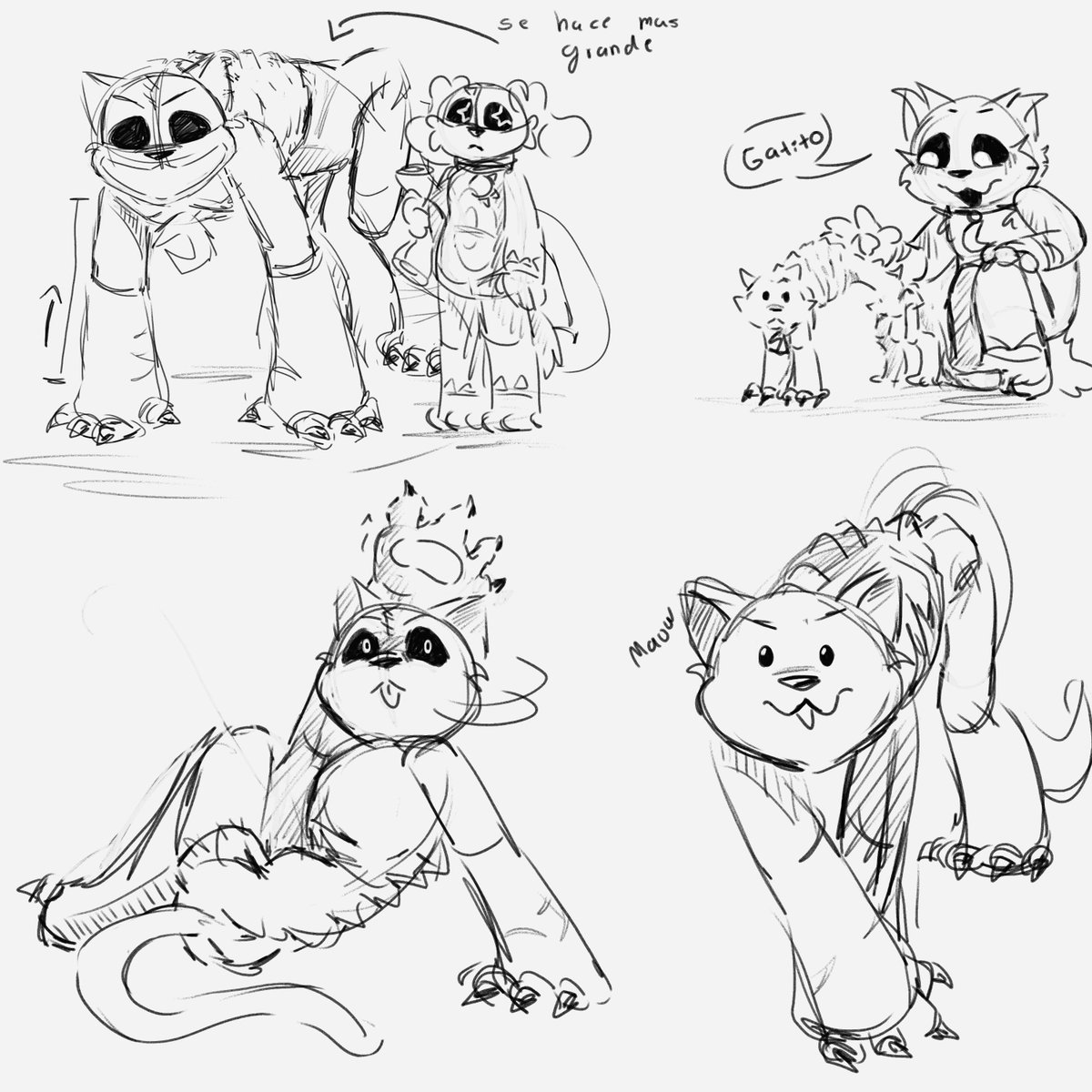 doggy_moonxd's tweet photo. 😭 retomando la práctica antes de continuar (sigo odiando el dibujar al catnap grande) https://t.co/yECFp8BSlh