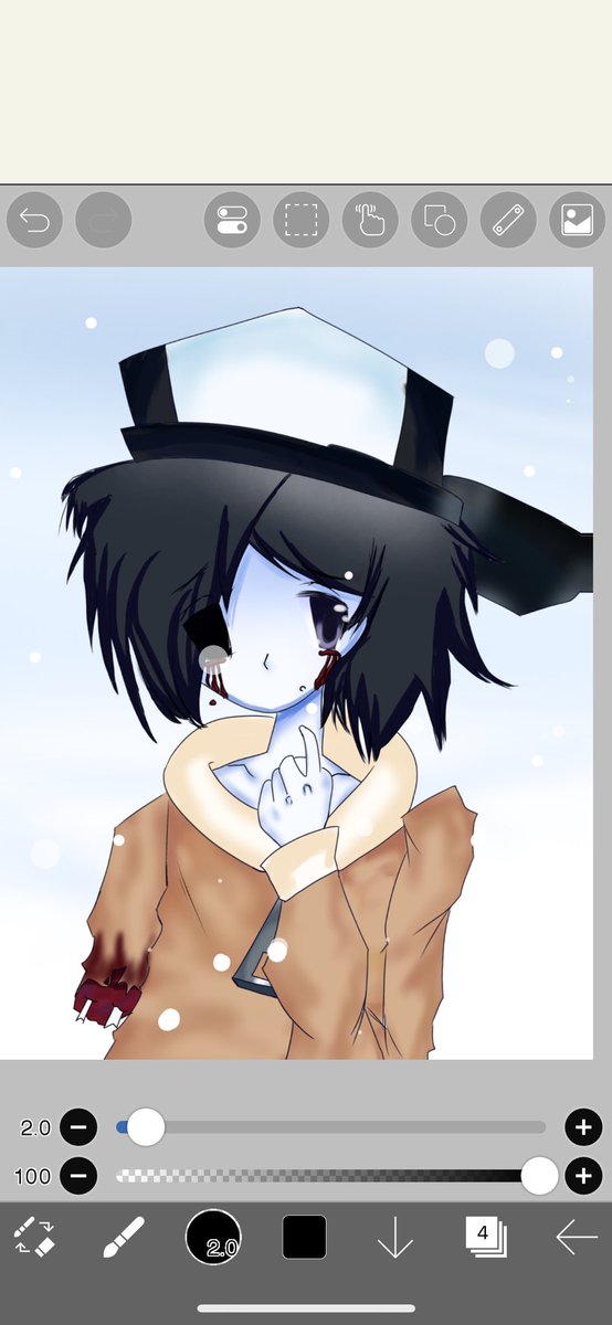 frozencoldpizza's tweet photo. blake as a cute anime girl #hypnoslullaby #snowonmountsilver https://t.co/j9bTFu6OTW