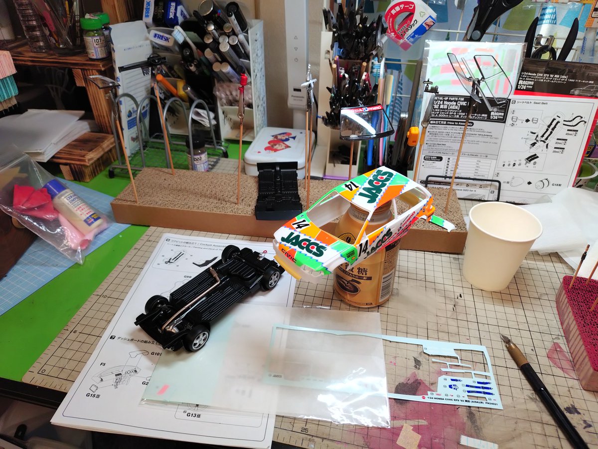 yarpin81's tweet photo. 明日とあさっての2日間、奈良模型愛好会の展示会がございます。
メンバーの力作が展示されますのでお近くに来られましたら是非足をお運びください！

ちなみに展示会用の作品、まだ完成してません(T_T)マニアウノカ…？ https://t.co/Q5ITNqeV0f