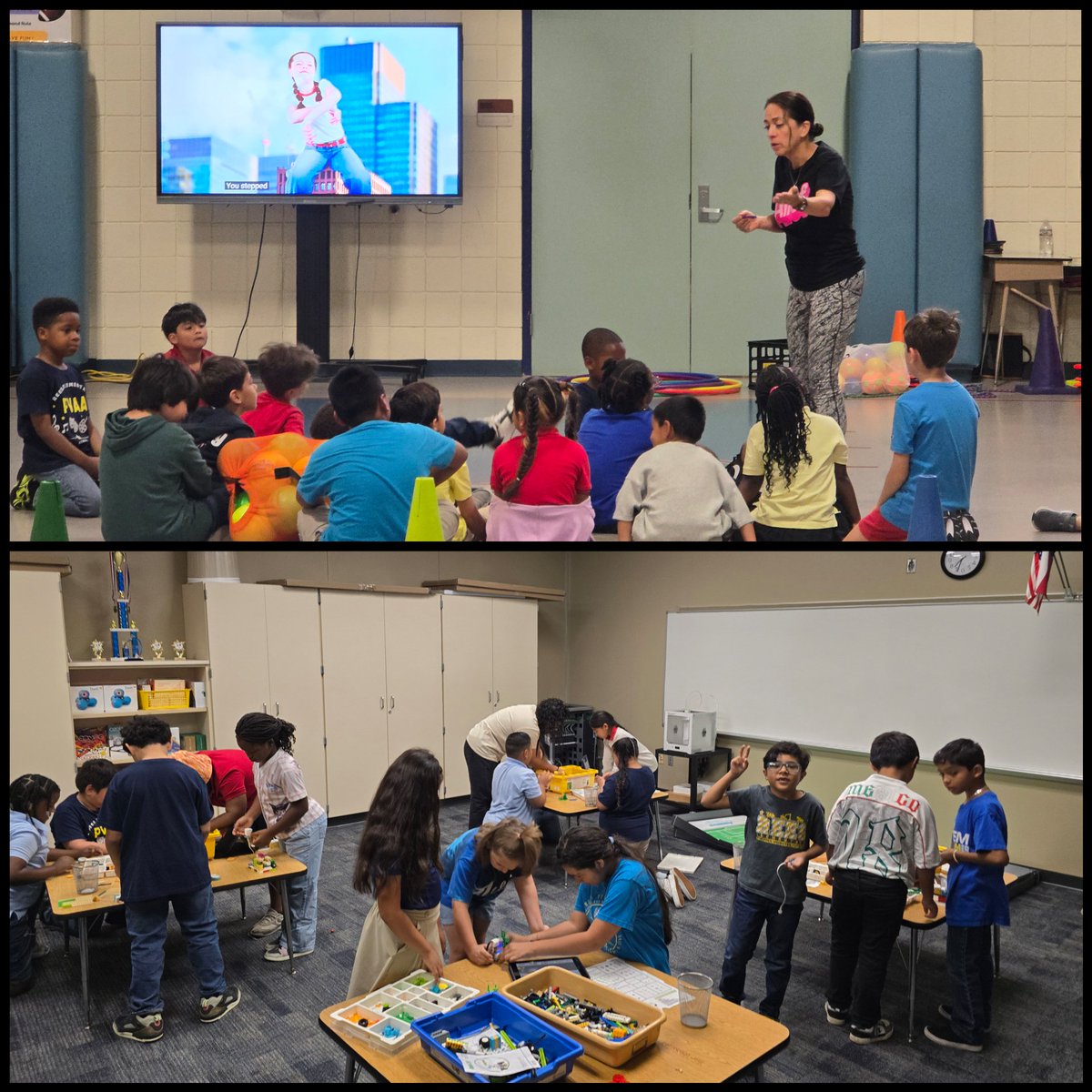 ReesStars's tweet photo. 🌟 Week 1 of Connect, Create &amp; SHINE is complete! Our Rees Stars have been excited to start their mornings creating, moving, exploring &amp; having fun through Morning Enrichment! 🎨🎶💃🏽🎭
#ReesPVAA #YouBelongHere #AliefISD https://t.co/DO3g79dAmV