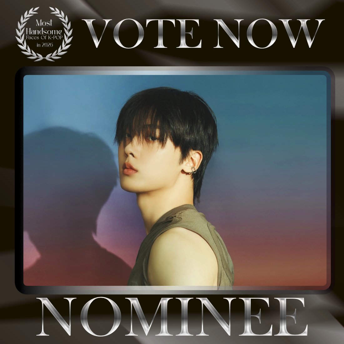 TOP100KPOP's tweet photo. SANHA (ASTRO) is nominated for Most Handsome Faces of K-POP in 2026.

👉 VOTE: https://t.co/Si3coBoT1k https://t.co/6wFZYOrb5V