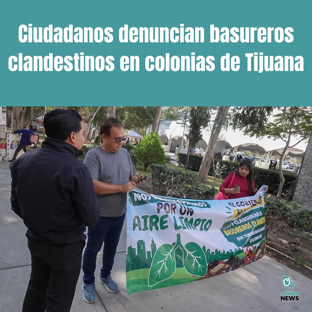 ojocliniconews's tweet photo. Jeny y Leobardo, acudieron este viernes al Ayuntamiento de #Tijuana para denunciar la presencia de #basureros en predios baldíos y la quema de #residuos, situación que, aseguran, afecta la calidad de vida y la salud de quienes viven en estas zonas.
Jeny Coronel explicó que su madre vive en Santa Fe, mientras que ella reside en la colonia El Niño, por lo que ambas han enfrentado de manera cercana esta problemática.
Señaló que los #tiraderos y la quema de basura se presentan en sectores como El Niño, Santa Fe, Loma Bonita, Santa Julia y la colonia Obrera.
Todos los detalles aquí: https://t.co/ehKEOfL9N1
