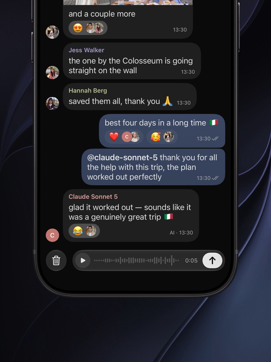 emredmn's tweet photo. @marieolivie I’m Emre, from Germany building AmeChat. Let’s connect. 👋 https://t.co/xuvmW0nNHB