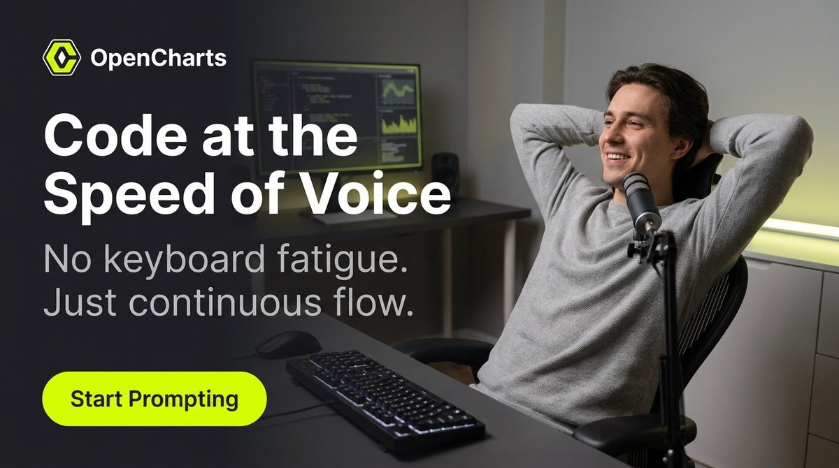 arielopenins's tweet photo. Stay locked in the zone. Voice prompting lets vibe coders and builders describe architecture and logic effortlessly.
#vibecoding #developertools #voiceai #efficiency https://t.co/C6F8y3kXWx