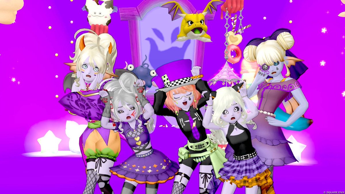 0_0tsukuru's tweet photo. ┈┈┈┈┈┈┈┈┈┈
  ハロウィンﾊﾟｼｬ🎃
┈┈┈┈┈┈┈┈┈┈

 #擬態姫たち の宴 
最高でした😭👏✨

#mugidecor2 さま https://t.co/q3jJar4nDy